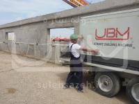 دستگاه تولید سوله UBM در محل پروژه